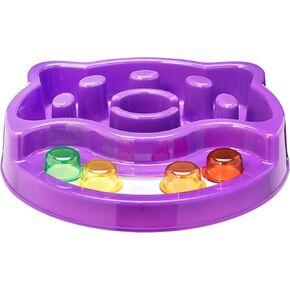Amazon Basics Pet Activity Center and Feeder, Purple in Kuwait
