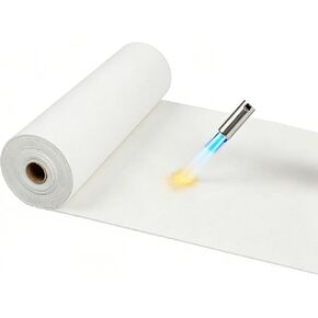 ورق ألياف السيراميك 2300 درجة فهرنهايت ورق حشية بدرجة حرارة عالية | السمك 1 مم - 10 مم| خالية من الأسبستوس مقاومة للحريق | مرنة وقابلة للقطع للأفران الصناعية ومواقد حرق الأخشاب (الحجم: 3 مم × 610 مم × 1000 مم) in Kuwait