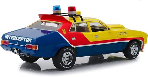 Greenlight 1:18 مقياس أول من V8 Interceptors (1979) - 1974 Ford Falcon XB 4-Door Sedan M.F.P. نموذج سيارة مصبوبة باللون الأصفر من Greenlight in Kuwait