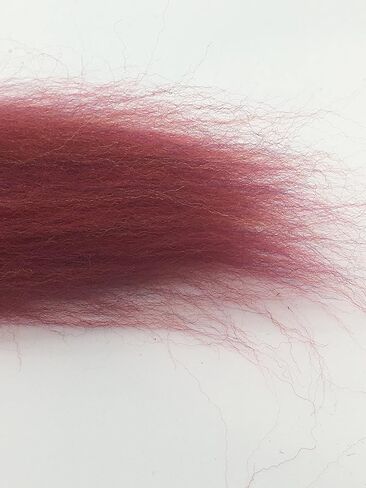 Persian Red Wool Top Roving Fiber Spinning, Felting Crafts | 100% Australian Merino Wool | Perfect for Needle Felting | Wet Felting & Vibrant Crafting Projects, (8 oz) in Saudi Arabia