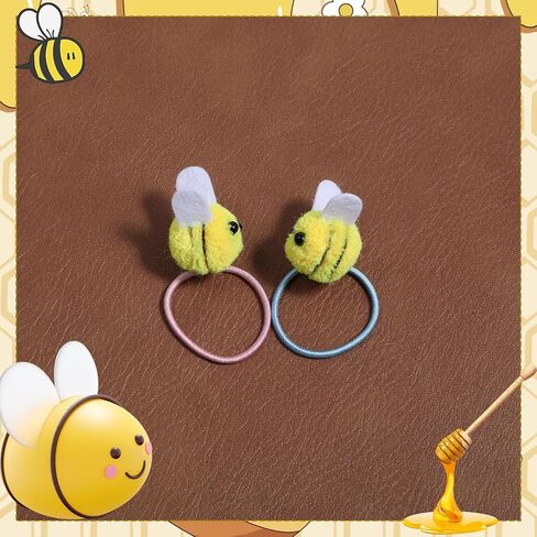 Vin Beauty 10 PCS Mini Wool Felt Bees, Mini Bee Plush Decor for Bee Gender Reveal Decorations Cute Bees Craft Supplies Party Supplies and Costume DIY in Saudi Arabia