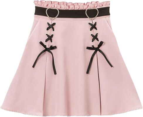 Fashion Y2K Kawaii Mini Short Goth High مخصر كشكش تنورة على شكل حرف A in Kuwait
