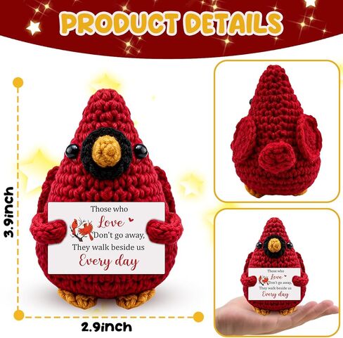 Sympathy Gifts for Loss of Loved One Memorial Condolence Gift for Mom Dad Husband Wife Handmade Crochet Home Decor Grief Bereavement Gifts in Saudi Arabia