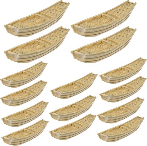 STOBOK Miniature Fishing Boat Model Resin Desk Ornament Small 2.04In Home and Office Decor Collectible Mini Boat for Kids Room and DIY Crafts in Saudi Arabia