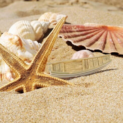 STOBOK Miniature Fishing Boat Model Resin Desk Ornament Small 2.04In Home and Office Decor Collectible Mini Boat for Kids Room and DIY Crafts in Saudi Arabia