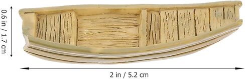 15Pcs Mini Sailboat Decor - Resin Fishing Boat Models Vintage Nautical Desk Decor for DIY Fairy Gardens, Beach Displays, Home and Scene Decorations in Kuwait