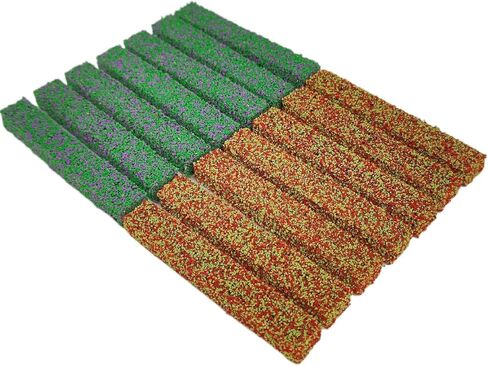 14 Pcs Miniature Shrub Strips, Static Shrub Vegetation Groups for Model Scenery - DIY Railway, Train Diorama, Architecture Building, Garden Landscape (Two-Color) in Saudi Arabia