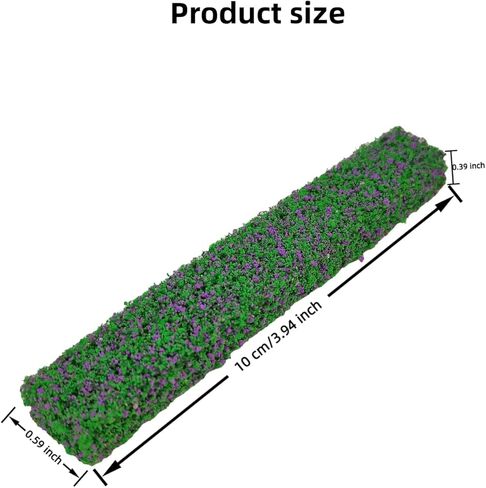 14 Pcs Miniature Shrub Strips, Static Shrub Vegetation Groups for Model Scenery - DIY Railway, Train Diorama, Architecture Building, Garden Landscape (Two-Color) in Saudi Arabia