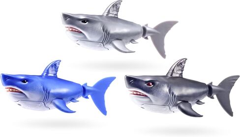 Robo Alive Water Activated Shark 2 Pack (White) by ZURU – Realistic Swimming Robotic Bath Toy for Kids, Tweens & Teens, Water-Activated Pet Shark for Play & Pranks, 3+ in Saudi Arabia