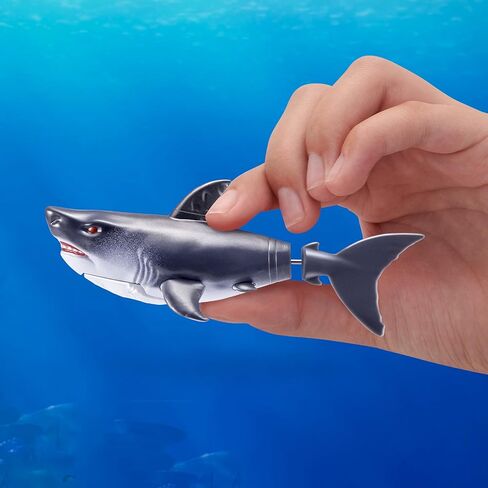 Robo Alive Water Activated Shark 2 Pack (White) by ZURU – Realistic Swimming Robotic Bath Toy for Kids, Tweens & Teens, Water-Activated Pet Shark for Play & Pranks, 3+ in Saudi Arabia