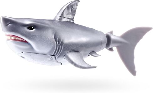 Robo Alive Water Activated Shark 2 Pack (White) by ZURU – Realistic Swimming Robotic Bath Toy for Kids, Tweens & Teens, Water-Activated Pet Shark for Play & Pranks, 3+ in Saudi Arabia