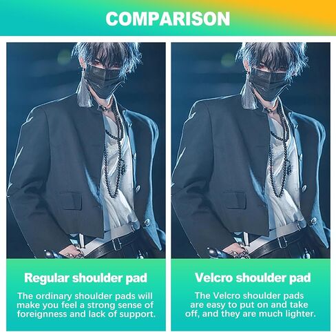 KornaDoz 3 Pairs Hook and Loop Shoulder Pads for Women, Breathable Sponge, Black, White, Skin Tone – Women's Clothing & Blazers in Kuwait