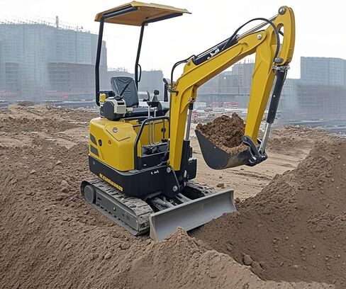 حفار صغير بوزن 2000 رطل، حفار صغير مع إبهام حفار للحديقة، المزرعة، المنتزه، زاحف حفار الخندق الصغير للطرق، بنزين وكالة حماية البيئة، مخزون الولايات المتحدة in Kuwait