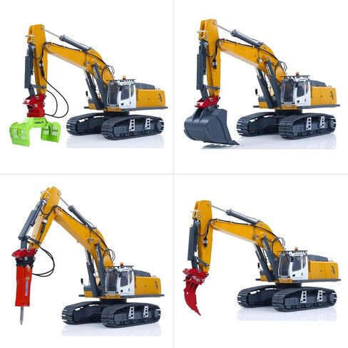 TOUCAN RC HOBBY US in Stock 1/18 K962 100S التحكم عن بعد حفارة هيدروليكية RC حفار كهربائي مخلب الخارق المطرقة آلة البناء سيارة للكبار in Kuwait