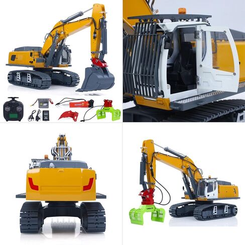 TOUCAN RC HOBBY US in Stock 1/18 K962 100S التحكم عن بعد حفارة هيدروليكية RC حفار كهربائي مخلب الخارق المطرقة آلة البناء سيارة للكبار in Kuwait