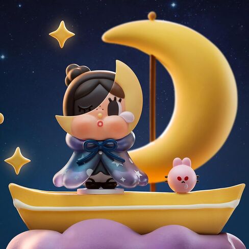 POP MART Crybaby Crying to The Moon Series Blind Box Figures, Collectible Toys Home Decorations, Holiday Birthday Gifts for Girls and Boys, Single Box in Saudi Arabia