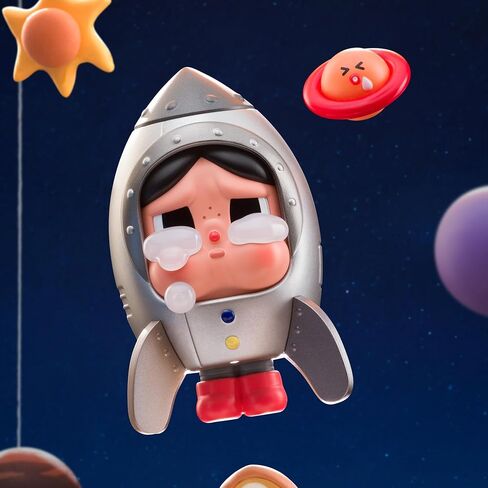 POP MART Crybaby Crying to The Moon Series Blind Box Figures, Collectible Toys Home Decorations, Holiday Birthday Gifts for Girls and Boys, Single Box in Saudi Arabia