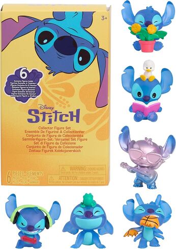 Disney Stitch That’s So Stitch Collector Figure Pack, 6 Exclusive 2-inch Collectible Figurines, Toy for Fans, Boys, Girls, Kids Ages 3 and Up by Just Play in Saudi Arabia