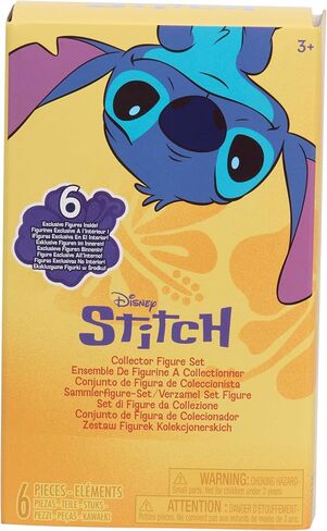 Disney Stitch That’s So Stitch Collector Figure Pack, 6 Exclusive 2-inch Collectible Figurines, Toy for Fans, Boys, Girls, Kids Ages 3 and Up by Just Play in Saudi Arabia