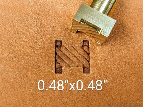 Rope Lattice Basket Weave Leather Craft Stamp #76 in Saudi Arabia