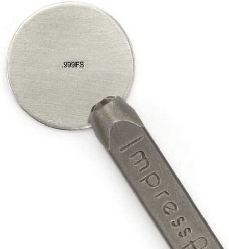 ImpressArt - ".999fs" (Fine Silver) Metal Design Stamp (2mm) in Saudi Arabia