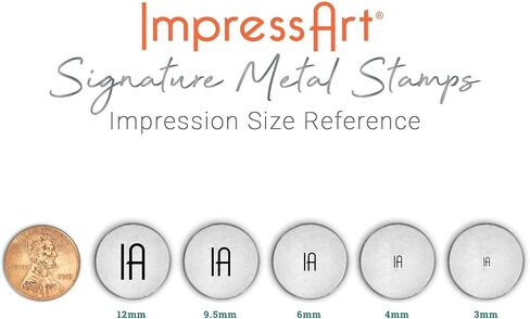 ImpressArt - ".999fs" (Fine Silver) Metal Design Stamp (2mm) in Saudi Arabia