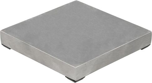 The Beadsmith Steel Bench Block – 4" x 4" x 0.67" Solid Metal Block for Jewelry Making & Stamping, w/ 4 Anti-Slip Rubber Feet, Large Size in Saudi Arabia