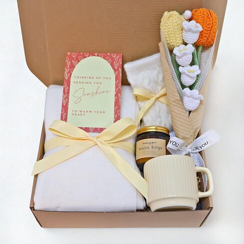 Get Well Gifts For Women, Care Package Surgery Recovery Gift, Thinking Of You, Comfort Feel Better Get Well Soon, Cancer Care Gift For Women, Sympathy Gift Basket For Loss Of Loved One in Saudi Arabia
