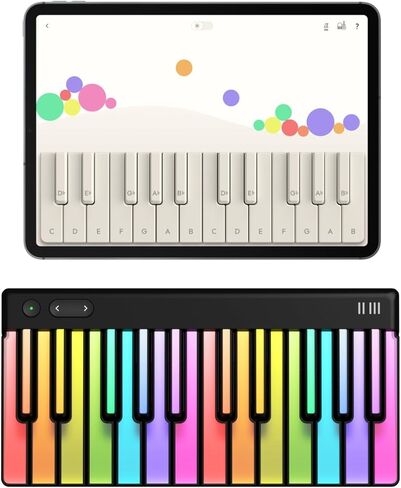 ROLI Piano M + One Year Subscription to ROLI Learn | Teach Yourself to Play | Interactive Piano-Learning Keyboard for Beginners in Saudi Arabia