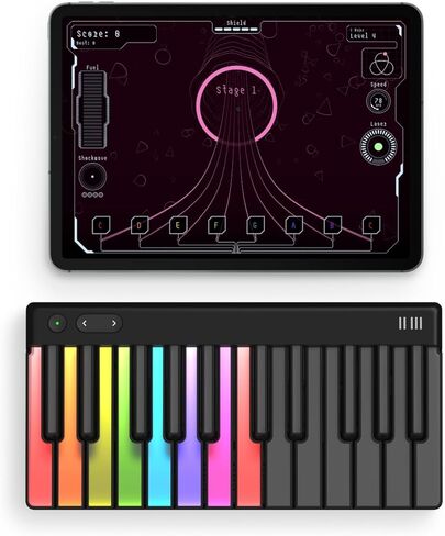 ROLI Piano M + One Year Subscription to ROLI Learn | Teach Yourself to Play | Interactive Piano-Learning Keyboard for Beginners in Saudi Arabia