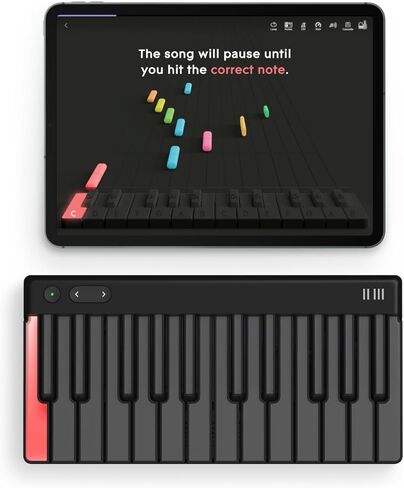ROLI Piano M + One Year Subscription to ROLI Learn | Teach Yourself to Play | Interactive Piano-Learning Keyboard for Beginners in Saudi Arabia