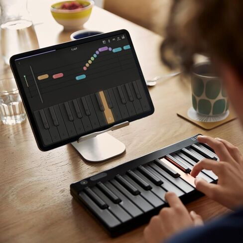 ROLI Piano M + One Year Subscription to ROLI Learn | Teach Yourself to Play | Interactive Piano-Learning Keyboard for Beginners in Saudi Arabia