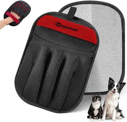 Pet Hair Removal Glove for Cats & Dogs, Upgraded Five-Finger Electrostatic Pet Hair Glove, Reusable Magic Brush Pet Hair Remover Tool for Laundry, Carpet, Couch, Car Seat in Kuwait