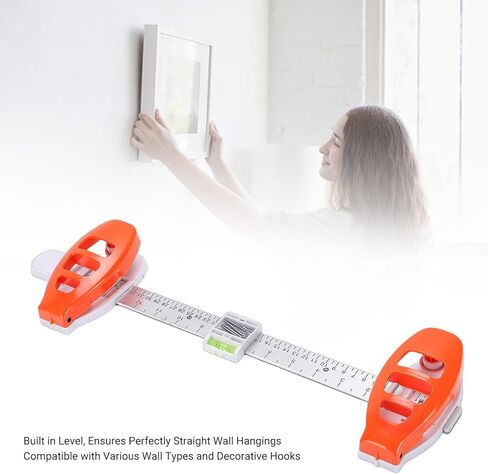 Marhynchus Picture Hanging Level Tool Frame Positioning Tool with Built in Level for Accurate Wall Decoration DIY Enthusiasts in Saudi Arabia