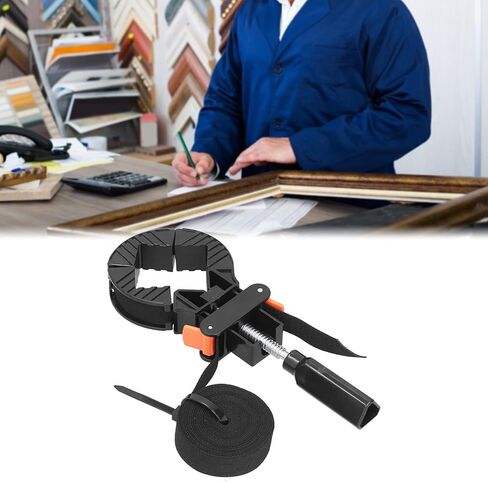 Woodworking Picture Frame Clip Adjustable 90 Degree Woodworking Frame Clamp Strap Holder in Saudi Arabia