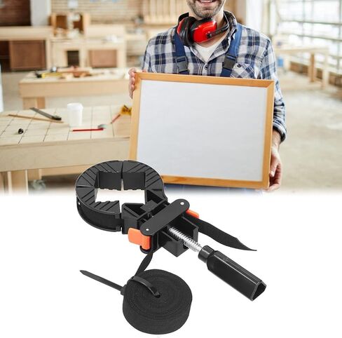 Woodworking Picture Frame Clip Adjustable 90 Degree Woodworking Frame Clamp Strap Holder in Saudi Arabia