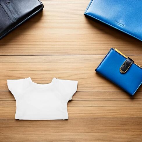 Veemoon 5 قطع تي شيرت الدب القطيفة، إكسسوارات ملابس الدب DIY، قماش الدمية البيضاء، تي شيرت دمية الدب الفارغ، ملابس الحيوانات المحشوة الناعمة والمريحة، تصميم رقبة مستديرة للدببة مقاس 8-12 بوصة in Kuwait