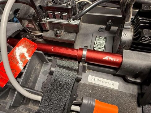 Alloy Center Drive Shaft for Arrma 1/10 Granite Senton Big Rock Vorteks Kraton Outcast 1/8 Typhon 3s Series Upgrade Part Red in Saudi Arabia