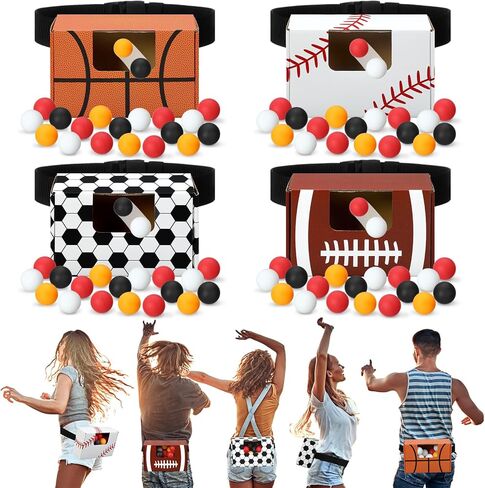4 Sets Easter Swing Shaking Balls Game Set Colorful Bunny Novelty Twerk Game Includes 40 Balls, Ribbon & Cardboard Boxes Easter Party Games for Family Large Group Spring Party Holiday in Saudi Arabia