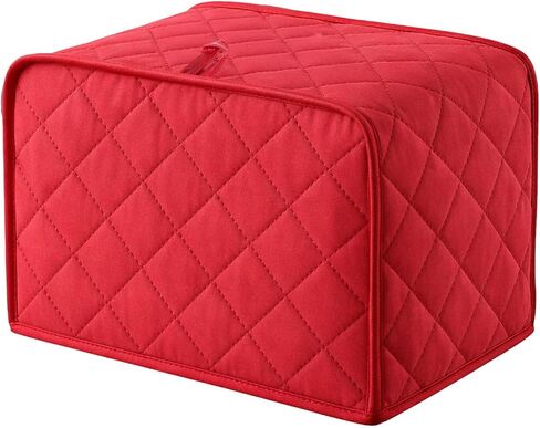 Toaster Cover 2 Slice, 11.81 x 7.87 x 7.87in Universal Size Toasters Dusts Covers, Black Kitchen Small Appliance Cover, Polyester and Cotton Quilted Kitchen Appliance Covers in Saudi Arabia