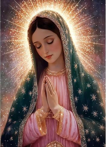 Jesus Diamond Art Kits for Adults,5D Sunset Beach Full Round Drill Diamond Painting Kits for Adults Beginners,DIY Diamond Painting Gem Art Kits for Gift Home Wall Decor 12x16inch in Saudi Arabia