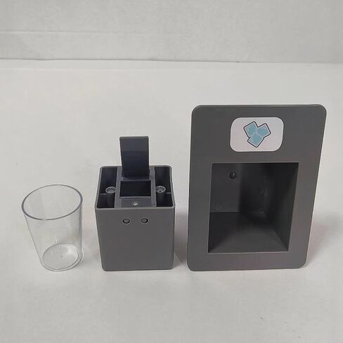 Pretend Play Ice Maker Kitchen Appliance with Fake Cubes Kids Birthday Gift Ice Dispenser Activity Develop Fine Motor Skill in Saudi Arabia