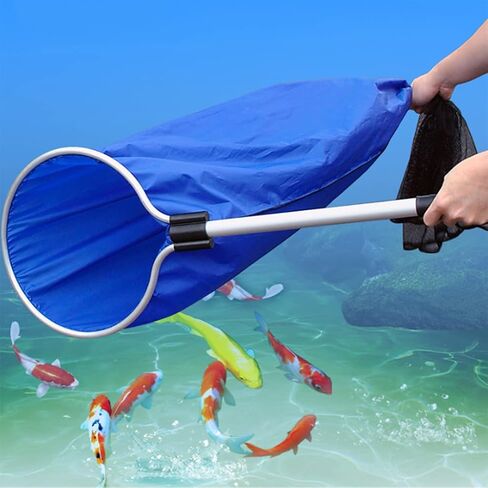 شبكة جورب يابانية من Creatures Aquarium شبكة صيد الأسماك شبكة صيد الأسماك شبكة ناعمة سلة شبكية لتربية الأسماك الكبيرة ونقل الملحقات شبكة صيد السمك in Kuwait