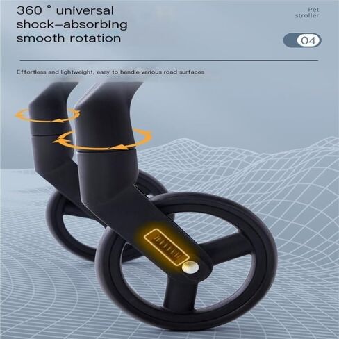 عربات الحيوانات الأليفة، عربة الحيوانات الأليفة، عربة الكلاب والقطط، عربة كلب صغيرة للحيوانات الأليفة، دراجة أحادية قابلة للفصل وقابلة للطي عند الخروج، عربة حيوانات أليفة متوسطة (وردي) in Kuwait