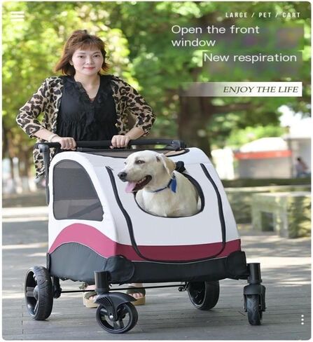 Pet Strollers Pet Stroller Dog and Cat Stroller Dog Cat Stroller Nest Portable Folding Pet Stroller Dog Walking Cart Pet Stroller Medium in Kuwait