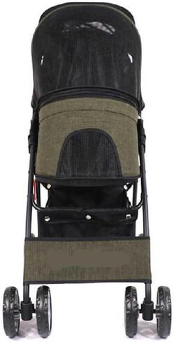 Pet Strollers Pet Stroller, Lightweight Folding Stroller, Lightweight Four-Wheeled Stroller for Cats to Go Out for A Walk Pet Stroller Medium(K) in Kuwait