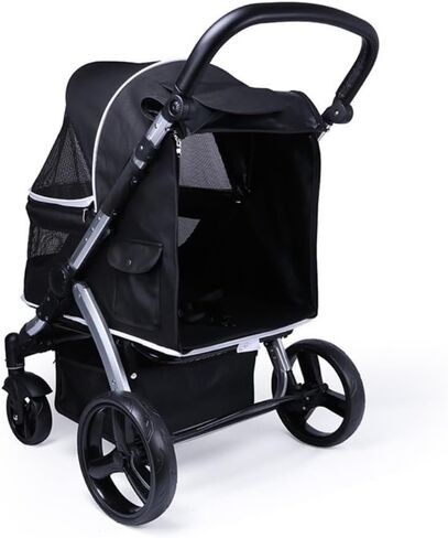 Pet Strollers Outdoor Folding Pet Stroller Dog and Cat Foldable Stroller Portable Outdoor Stroller Pet Breathable Stroller Pet Stroller Medium(G) in Kuwait