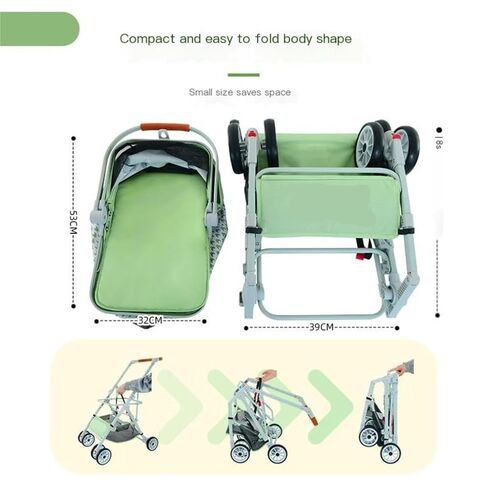 Pet Strollers Detachable Pet Stroller Detachable Three-Purpose Cat and Dog Universal Pet Stroller Houndstooth Stroller Pet Stroller Medium(K) in Kuwait