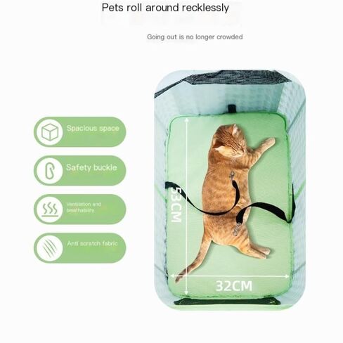 Pet Strollers Detachable Pet Stroller Detachable Three-Purpose Cat and Dog Universal Pet Stroller Houndstooth Stroller Pet Stroller Medium(K) in Kuwait