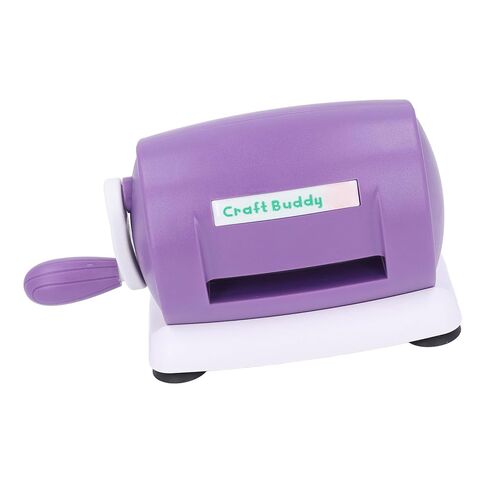 Manual Die Cutting Embossing Machine, 9 Inch Opening, Portable, White, ABS Material, with Universal Plate System, for Scrapbooking in Saudi Arabia